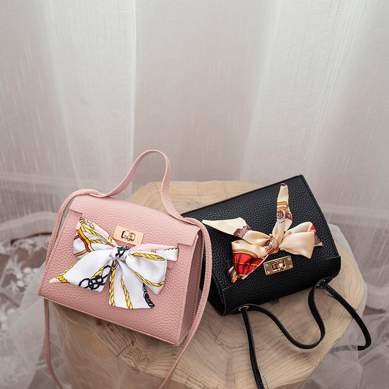 Lychee Pattern Silk Scarf Handbag Women's Bag Women's Small Square Bag