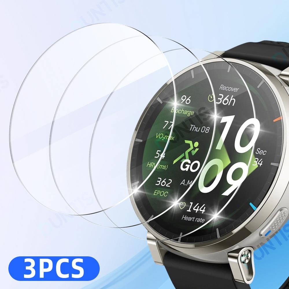 Protezione Schermo in Vetro Temperato per Amazfit Active 3 Pellicola Protettiva in Vetro Premium Protezione Schermo per Accessori Amazfit
