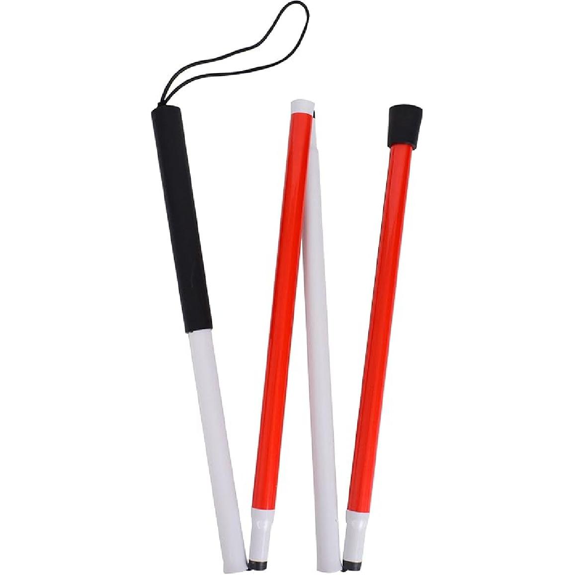 Baitaihem Folding Blind Mobility Cane for Vision Impaired and Blind People Style-C