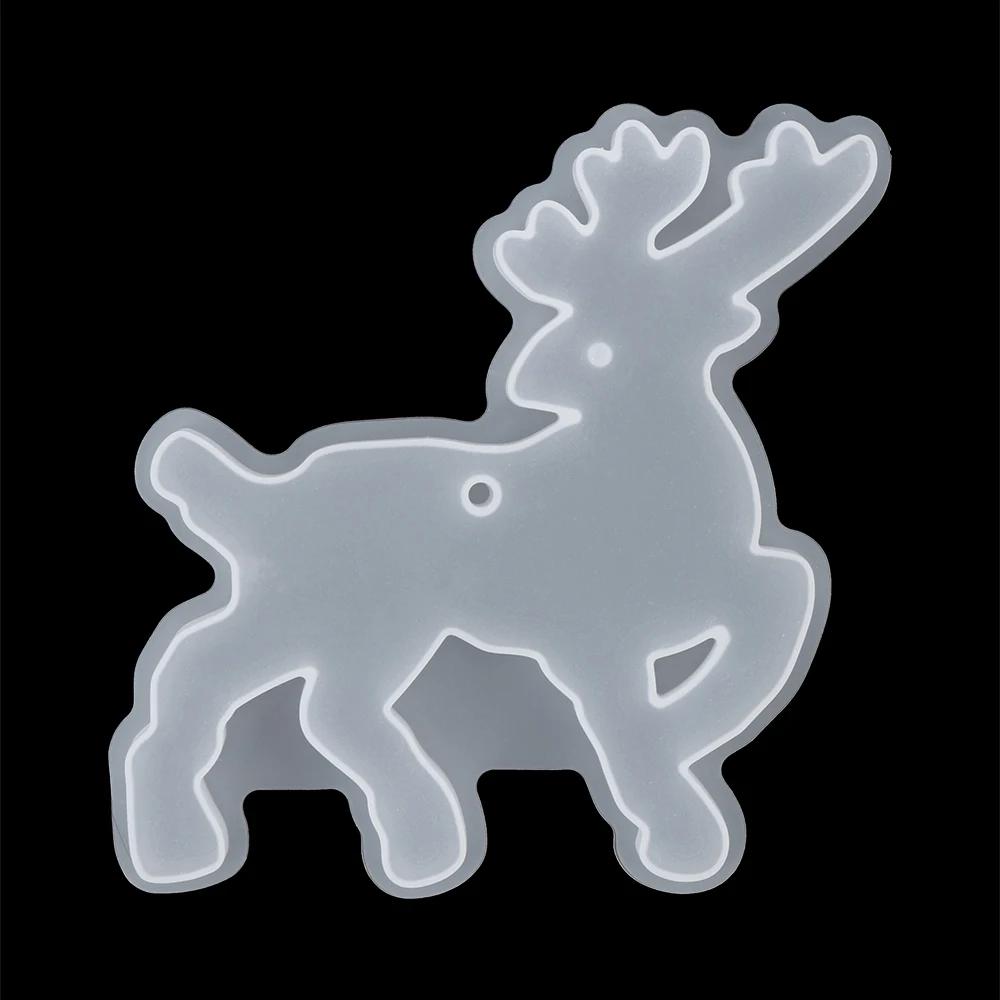 Christmas Snowflakes Coaster Casting Mold Silicone Mould DIY Crystal Epoxy Resin Mold Christmas Tree Pendant Ornament Making