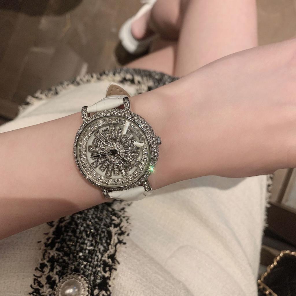 Diamond-encrusted Transshipment Niche Luxury Waterproof Women Trend Student Watch Women