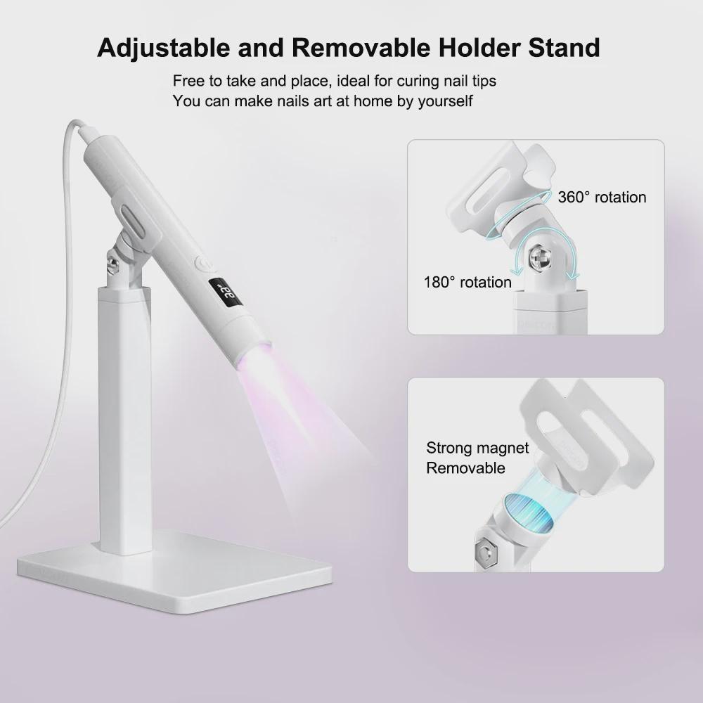 Mini UV LED Nails Drying Light Nail Lamp Mini UV With Stand For Manicure Portable Nail Dryer Stand Lamp Professional Ultraviolet