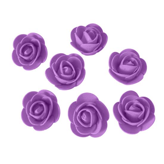 500 Pcs Mini Artificial Foam Rose Bulk Small Rose Flower Head for DIY Flower Arrangement Wall Garland Backdrop Wedding Bridal Shower Decor
