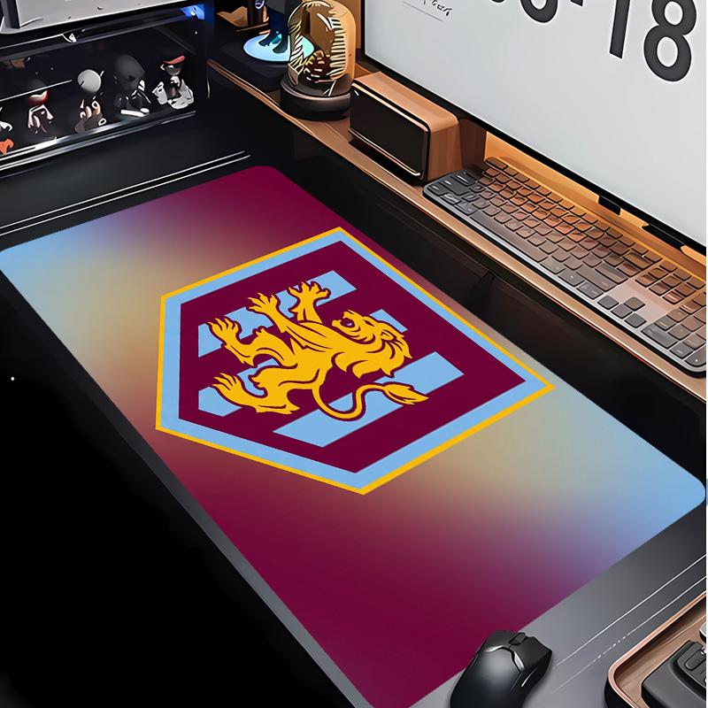 Tappetino per Mouse Stampa Calcio Aston Villa Non?Tappetino Antiscivolo in Gomma per Scrivania Impermeabile Mousepad da Gioco per Laptop Ufficio Desktop