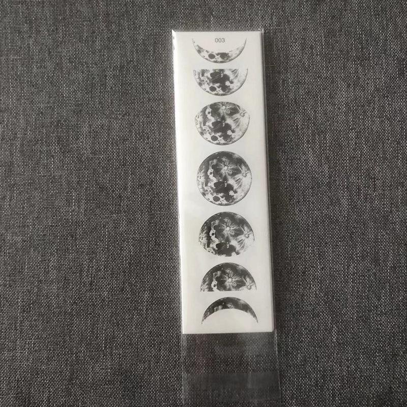 Lange Streifen Einweg Tattoo Aufkleber Set Geschenk Event Promotion Drainage temporäre Wasser Transfer Simulation Aufkleber