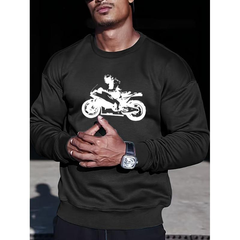 

Crew Neck Sweatshirt, Eco-Friendly & Soft, Great for Hiking Trails & Picnic Outing XXL чёрный