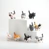9 Stück Süße Katzen-Ornamente Set Kawaii Schreibtisch-Dekoration Für Zuhause Büro Mini-Katzenfiguren Mit Glöckchen Perfektes Geburtstagsgeschenk