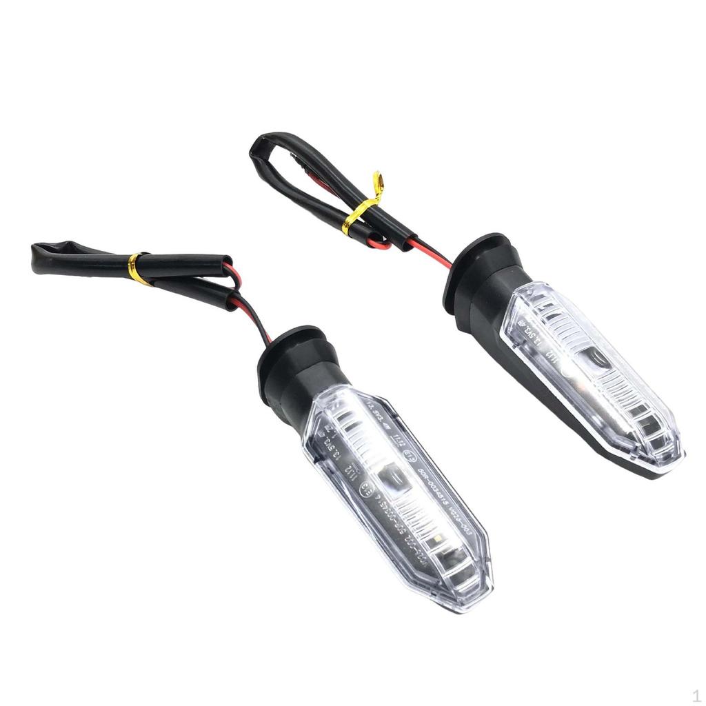2 Pieces Motorcycle Turn Signal Indicator Flicker Flasher Motorbike Blinker Lights for 250R 500F