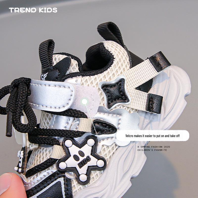 2025 Toddler Sneakers: Spring/Autumn Non-Slip, Soft Sole, Mesh Shoes for Boys & Girls