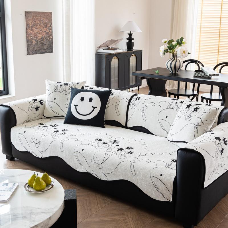 

Cartoon Special-Shaped Sofa Cushion New Four-Season Universal Irregular Sofa Cover Non-Slip Straight Row Sofa Seat Cushion 90*70cm