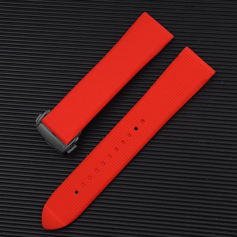 Watchband for Omega Seamaster 300 Speedmaster for 19mm 20mm 21 22mm Rubber Silicone Soft Waterproof and sweat proof Watch Strap