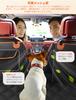 KYG Pet Driving Universal Suitable for All Vehicle Car Pet Back Visible Mesh Comes with Leash To Prevent Pets Jumping Easy To 135x45x45cm Seat,