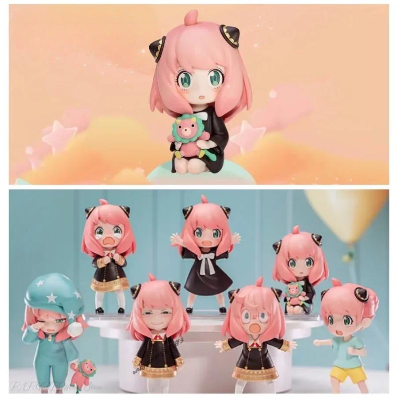 Spy X Family Anya Serie Blind Box Rätselbeutel Mystery Box Spielzeug Puppe Niedliche Anime Figur Schreibtischdekoration Geschenk