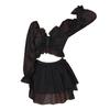 2024 Women's Long Sleeve Split Swimsuit: Advanced Fresh Style Two-Piece Summer Set