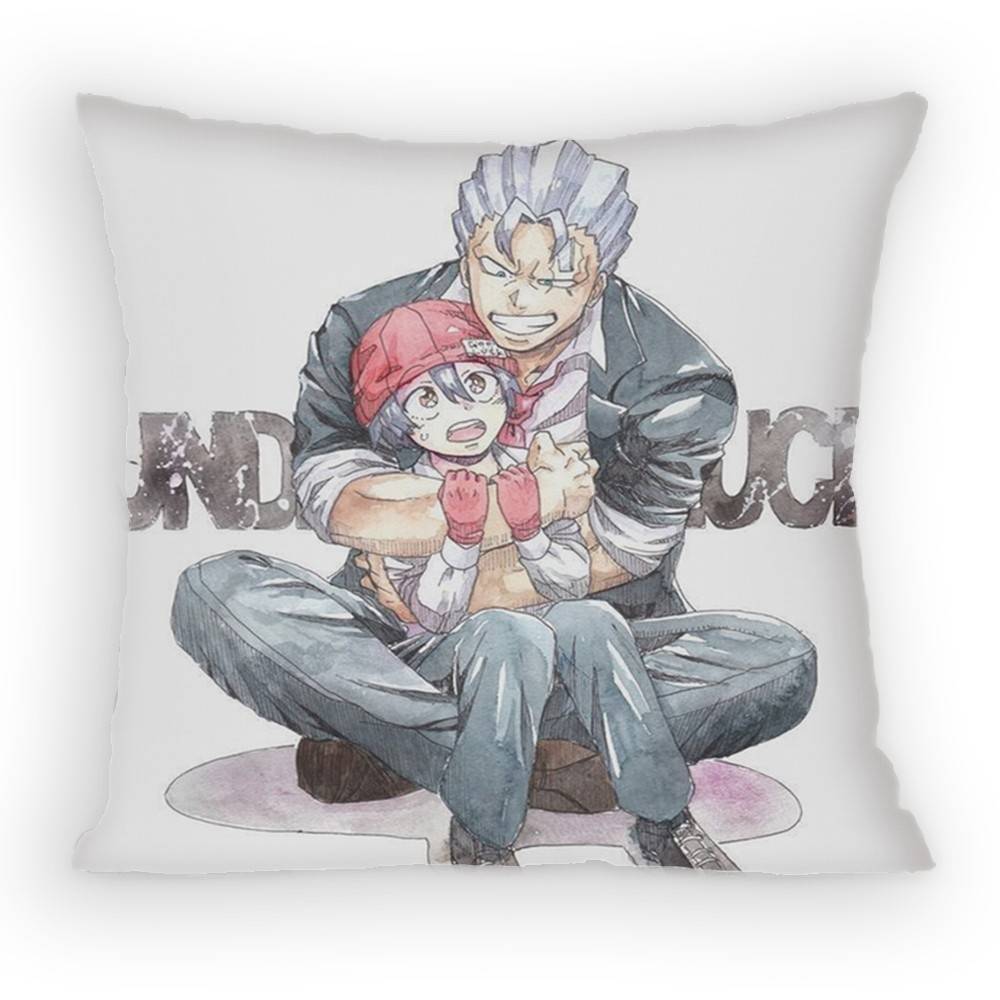 Anime Undead Unluck Andy Pillow Case Anti-Dustmite Pillowcase Invisible Zipper Silky Sofa Cushion Cover For Bedroom