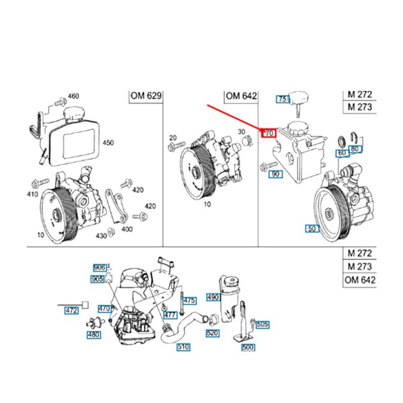 A0004602583 Power Steering Reservoir Oil Reservoir Tank For Mercedes Benz W25 W211 C219 ML350 R350 CLS550 E550 S550