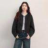 Sllsky Women's 100% Wool Double-Faced Short Coat