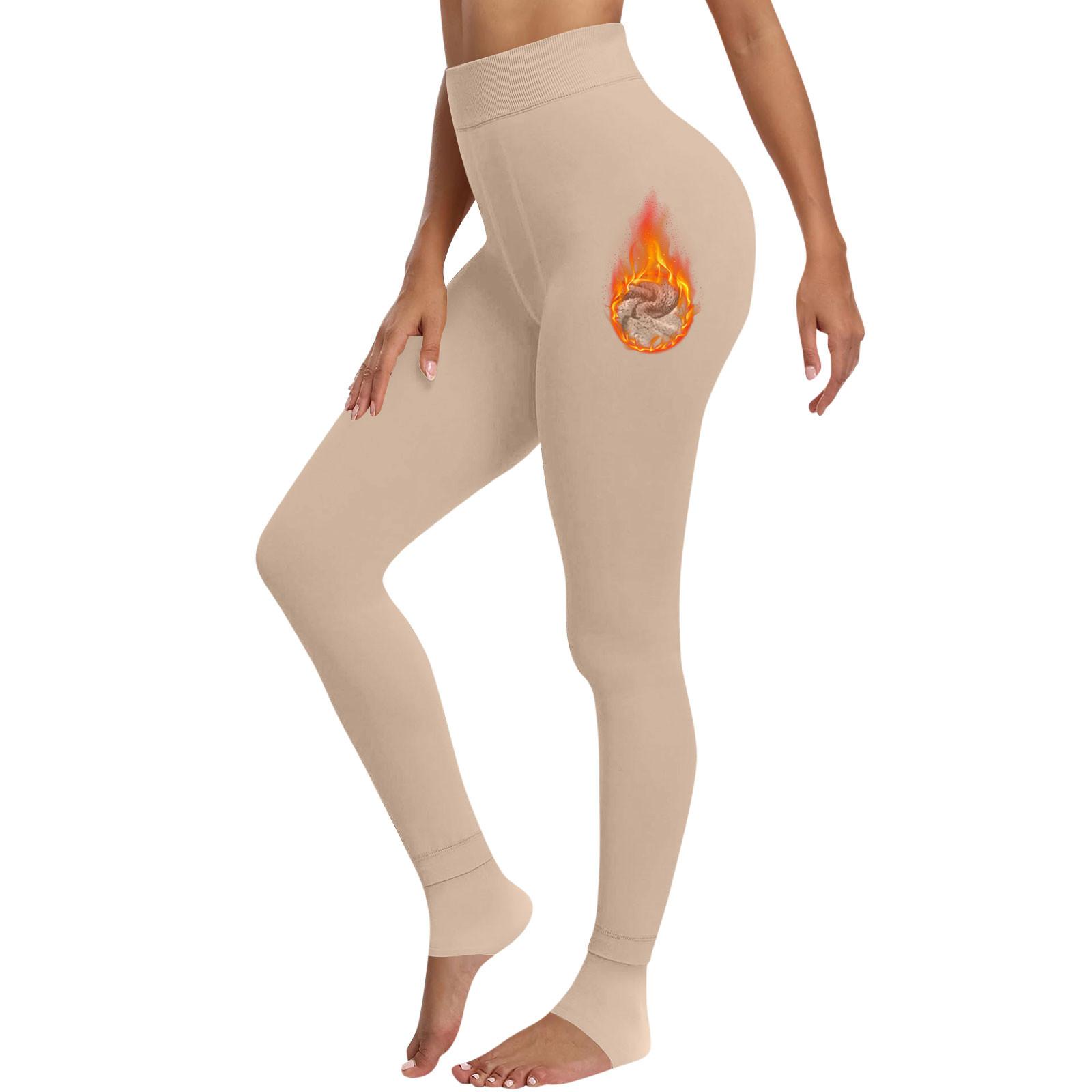 

Женские модные однотонные брюки с утолщенной подкладкой, узкие брюки с высокой талией, теплые брюки One Size