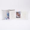 Solid Wood Tri-Fold Baby Hand & Footprint Frame with Clay - Ideal 1st Birthday Keepsake
