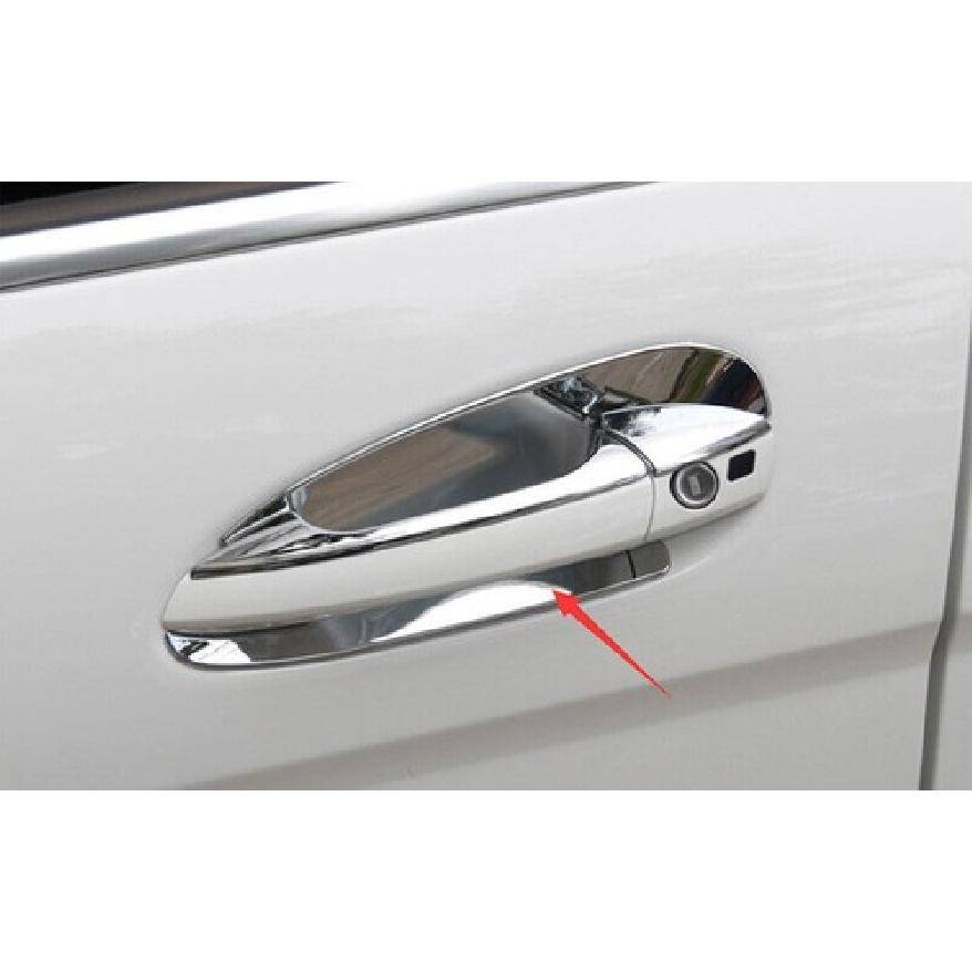 Chrome Outside Door Bowl Cup Cover Trim 4pcs Fit For Mercedes-Benz GLK 2009-2015