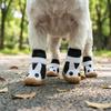 4Pcs Rubber Sole Dog Breathable Net Shoes Non-slip Dog Sneakers Dog Foot Covers Hot Pavement