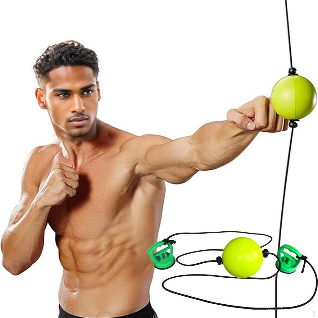 Boxing Reflex Ball with Suction Cups Punching Speed Training for Dodge Taekwondo