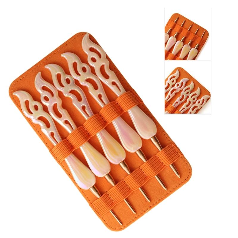 Crochet Hook Set In Acrylic With Large Handle For Easy Use By All Skill Level Craft