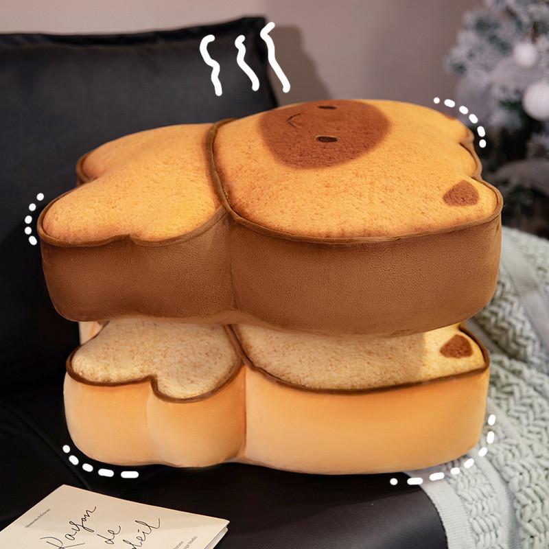 Cat Toast Capybara Plush Toys Backpack Pendants Cartoon Keychains Gifts Kids