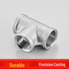 Deqi 304 Stainless Steel Female Threaded Tee