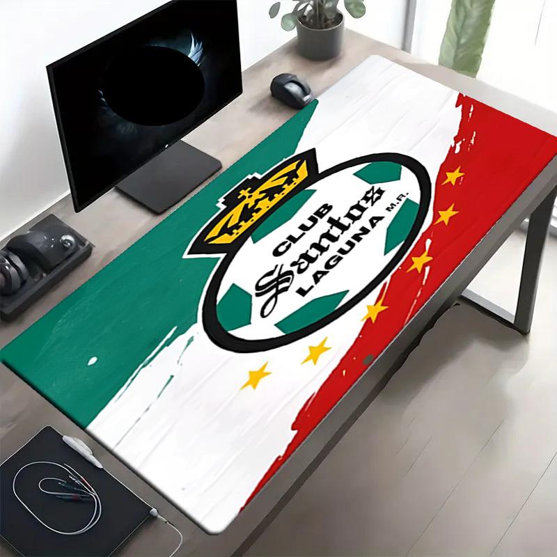 Club Santos Laguna Print Mouse Pad, Anti‑Slip Desktop keyboard Mat, for PC Laptop Gaming Working Daily Use, Cool Festival Surprise Gift