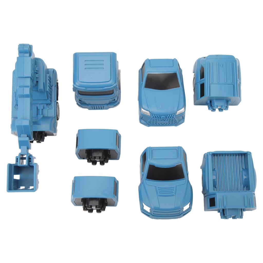 Transforming Robot Toy Transform Robot Assembled Vehicles Kids DIY Magnetic Assembling Building Car