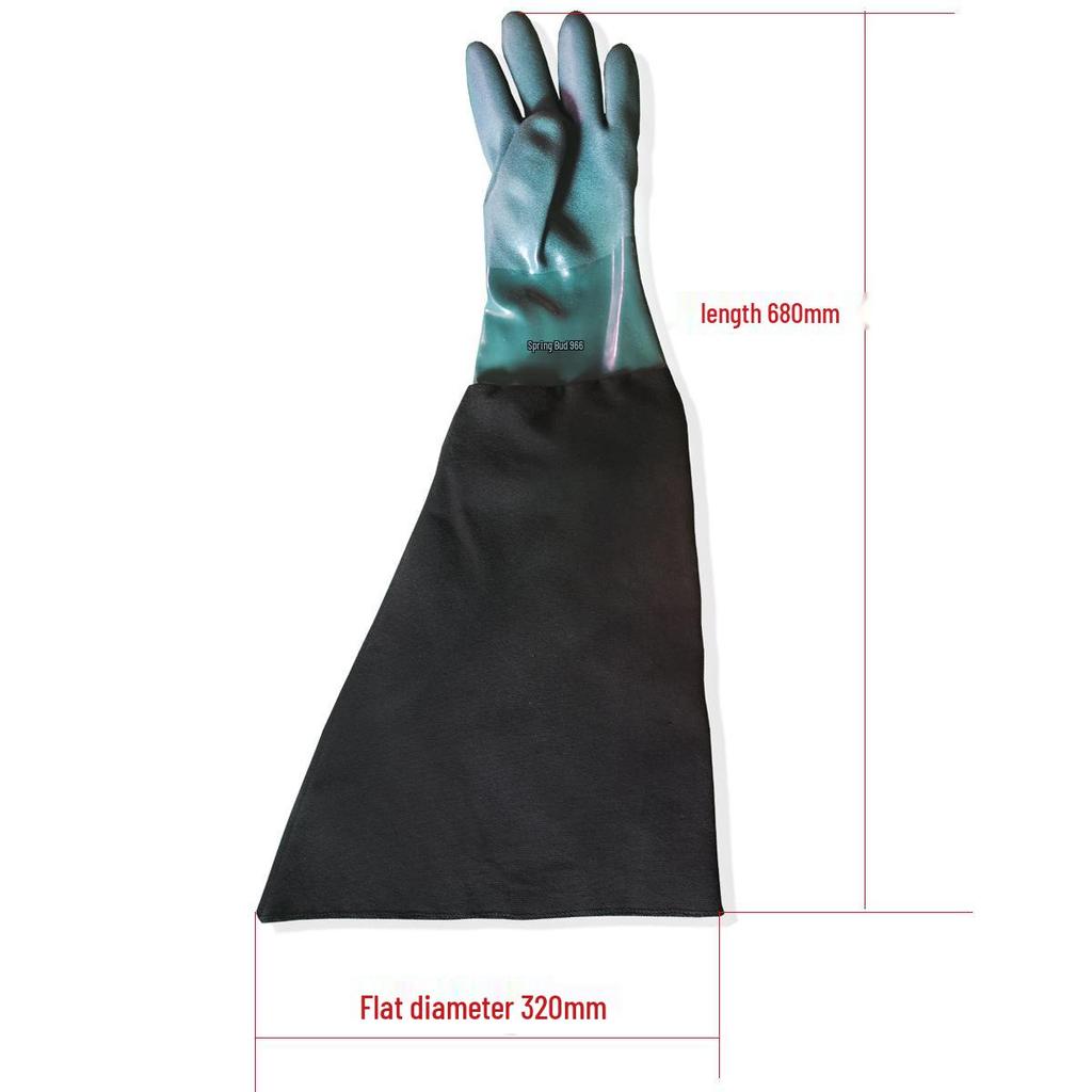 Thickened Rubber Particle Sandblasting Glove - Wear-Resistant & Breathable Left Hand Protection