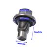LR073675 F6TZ-6730BA Engine Oil Pan Sump Drain Plug M14x1.5mm Oil Drain Plug Gasket for Ford Focus Escape Explorer Lincoln Oil Drain Plugs 3