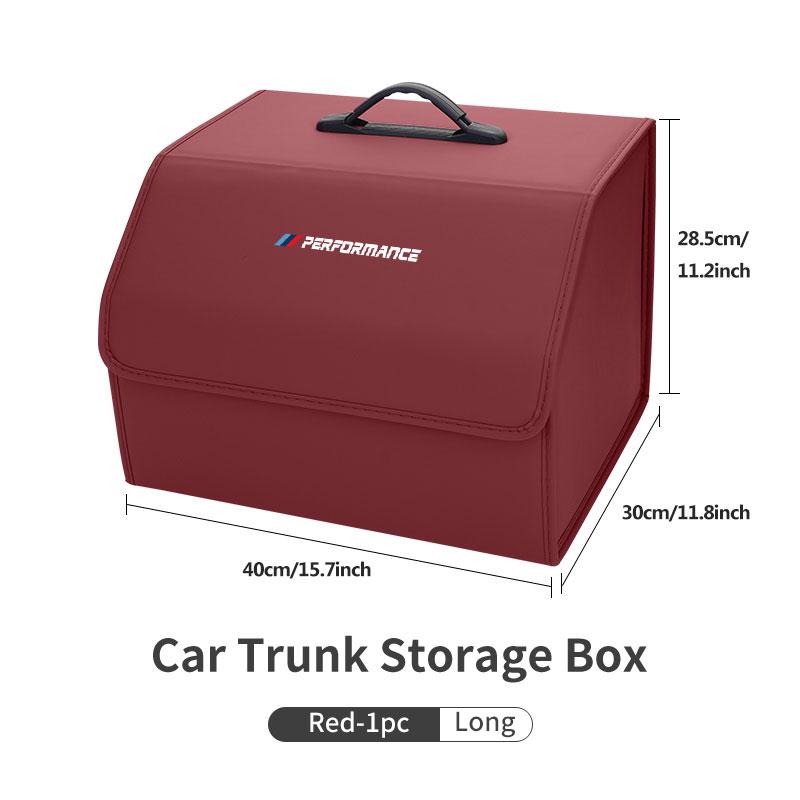 XKUGH1 For BMW New 2025 Car Trunk Organizer Box Tailbox Stowing Tidying Storage Bag Accessories For BMW E70 E91 E30 G30 E53 M3 M5 X6 X4