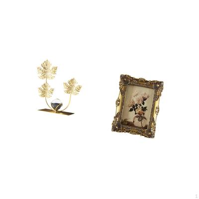 Sculpture Bookshelf Ornament Modern Home Decor Collectibles Photo Display Frame Vintage Resin