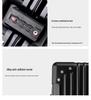 Aluminum-Magnesium Alloy Suitcase with Universal Wheels, 24-Inch Carry-On, Password Lock for Men & Women, Business Travel, 20-Inch Option Available