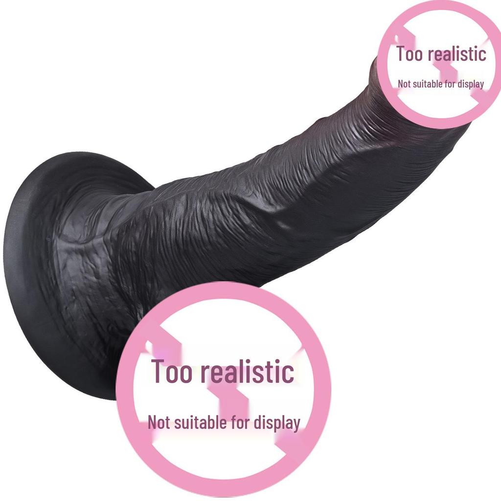 Realistic Silicone Foreskin Penis Female Masturbator
