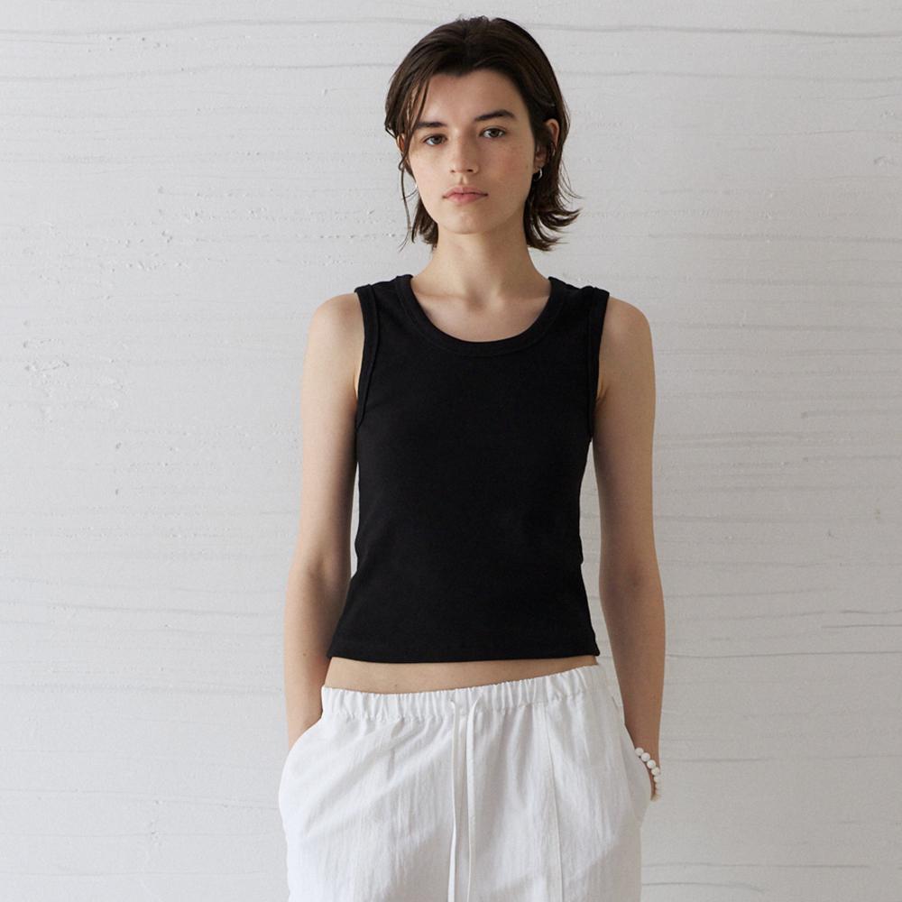 NOEUD Front-To-Back Rib Top (Black)