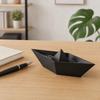 3D Geprint Origami Boot Model Minimalistische Papieren Boot Bureau Figuurtje voor Huis Kantoor Bureau