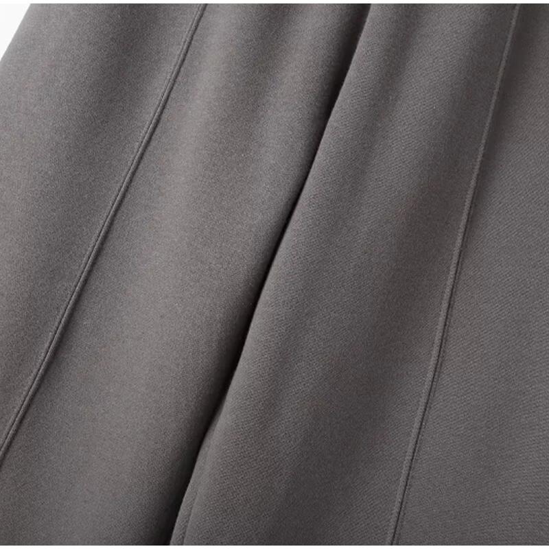 Ležérní mikina na zip, kalhoty, sada, ženy, jednobarevná, s výstřihem do O-neck, bomber bunda, volné šněrovací kalhoty s vysokým pasem, 2025 jaro/podzim, nové dámské obleky