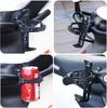 Motorcycle Water Cup Holder Universal Drink Holder Motorcycle Handlebar Bottle Holders Nylon Adjustable Bottle Holder
