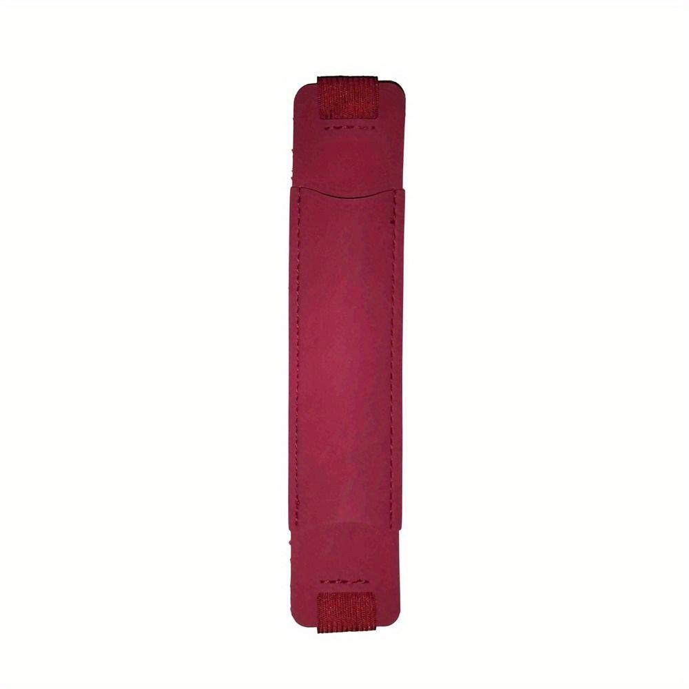 PU Leather Pen Bags Portable Pen Case Elastic Band Pen Sleeve Pouch Pointpen Holder School Office Supplies Handcrafted Gift