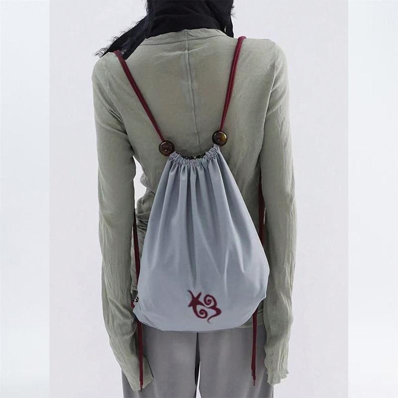 

Backpack for Girls, Large-capacity Travel Backpack for Junior High School and Senior High School Students серый