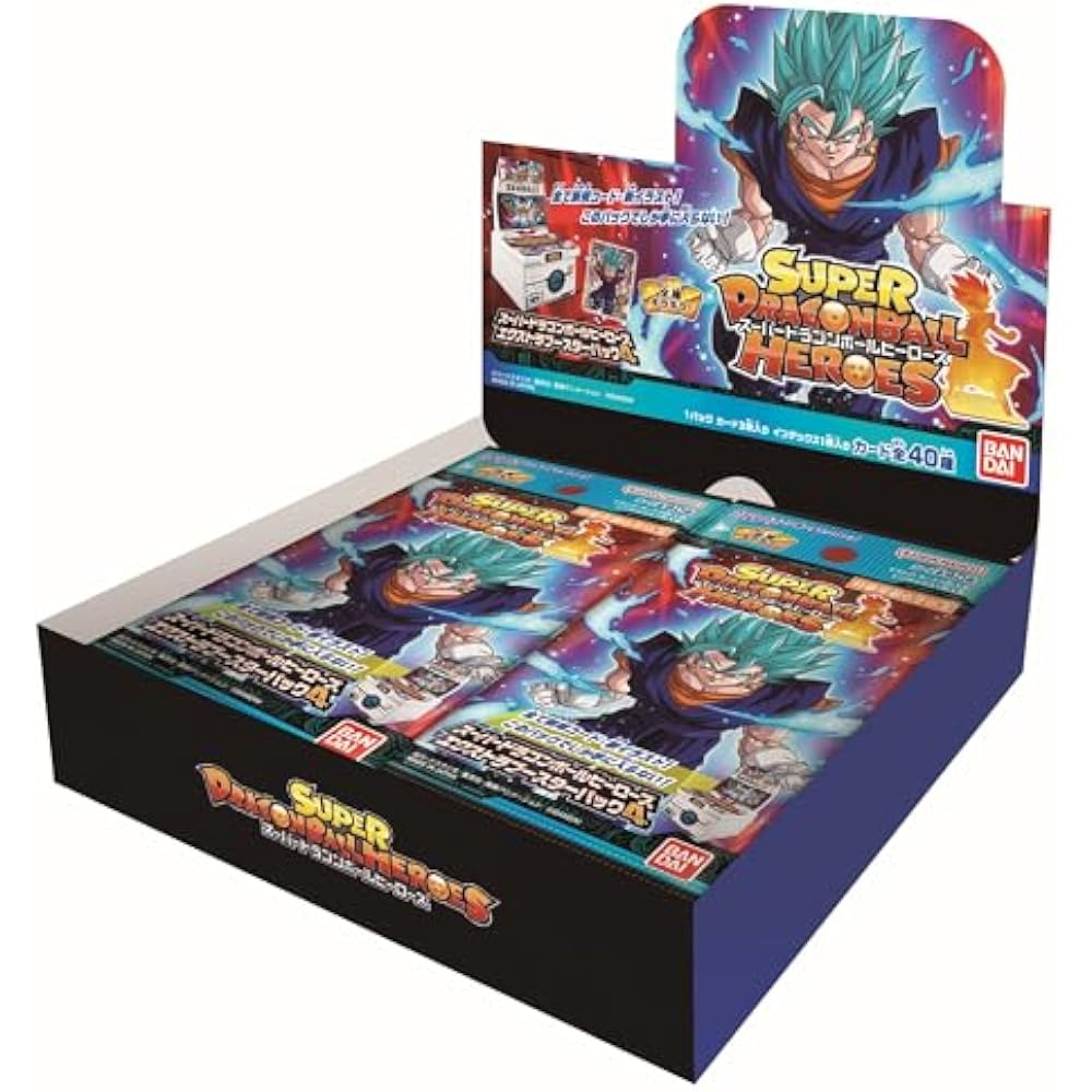 Bandai (BANDAI) Super Dragon Ball Heroes Extra Booster Pack 4 (BOX) 20 Packs