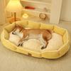 Cloud Velvet Dog Bed Autumn Winter Thickening Warmth Sofa Beds for Small Medium Dogs Soft Plush Pet Pad Dogs Accessories