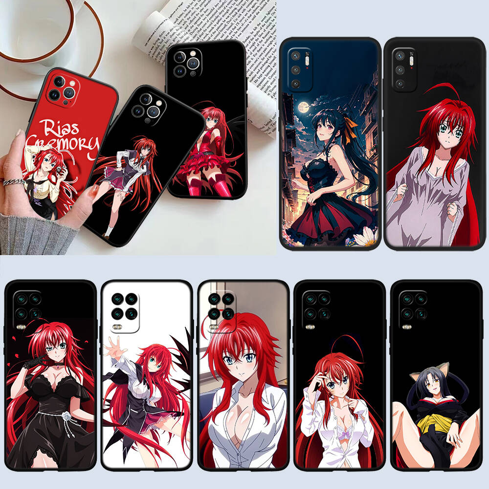 Rias Gremory Phone Case for Samsung S20 S21 S21S S22 S23 S24 FE Ultra Plus Lite F06 F16 M06 M16 M56 A07 A17 A36 A37 A55 A57