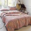 All-Cotton Yarn-Dyed Jacquard Gauze Blanket - Soft, Skin-Friendly Four-Season Bedspread