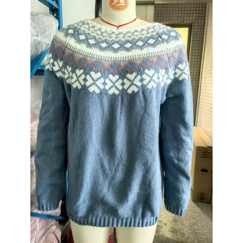 TIFICY Maglioni a girocollo a maniche lunghe per autunno e inverno, moda donna