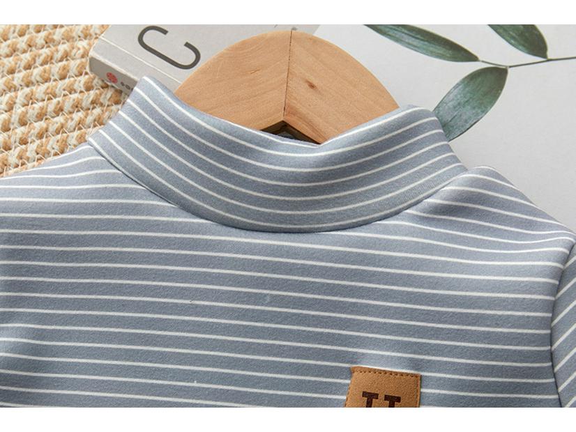 Kids' Fleece Turtleneck: Warm Long-Sleeve Top for Boys & Girls, Ideal for Autumn/Winter.