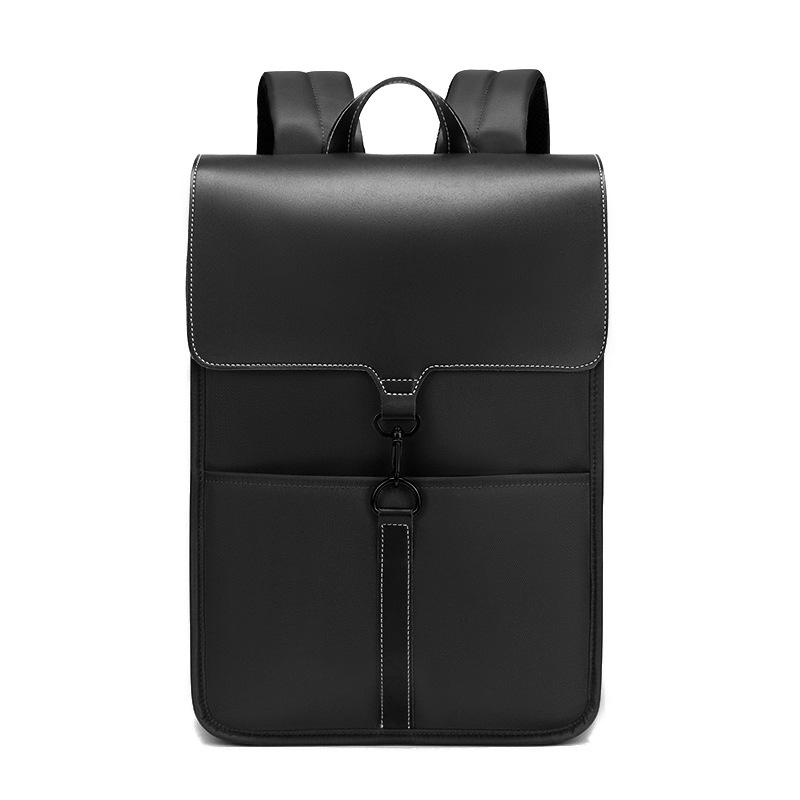 

Чоловічий мінімалістичний 15-дюймовий водонепроникний рюкзак для ноутбука для бізнесу, поїздок на роботу або навчання чорний